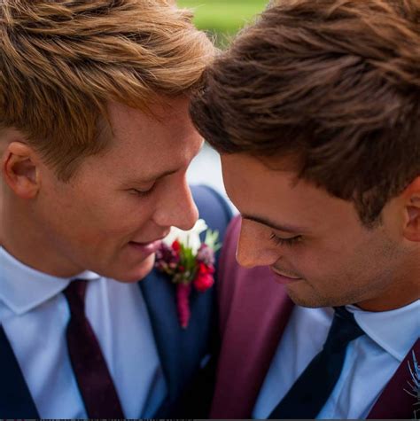 Getty images) the couple married in 2017 at bovey castle, near plymouth, devon, after getting engaged in october. Tom Daley and Dustin Lance Black's wedding video is here