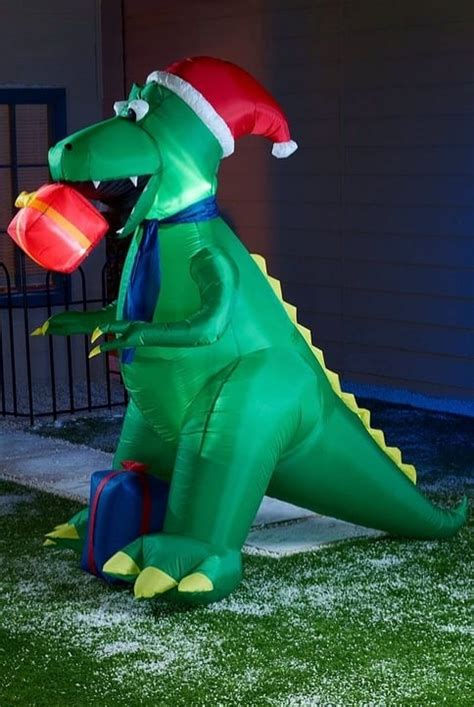 Check spelling or type a new query. 6ft Inflatable Dinosaur Christmas Decoration At Studio ...