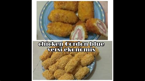 The recipe here is for a baked chicken cordon bleu, which is perhaps a bit healthier and easier then frying the breaded chicken and ham. Resep chicken Cordon blue versi ekonomis - YouTube