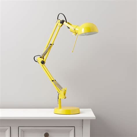 This desk lamp is made of a metal frame that is flexible and bends in any direction. Tutti Yellow Desk Lamp | Departments | DIY at B&Q
