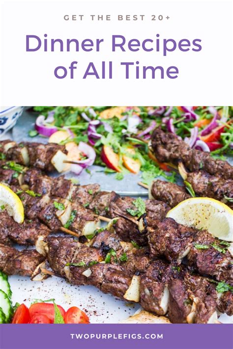 Dinner usually refers to what is in many western cultures the largest and most formal meal of the day, which some westerners eat in the evening. Best dinner recipes from Two Purple Figs. Dinner recipes ...