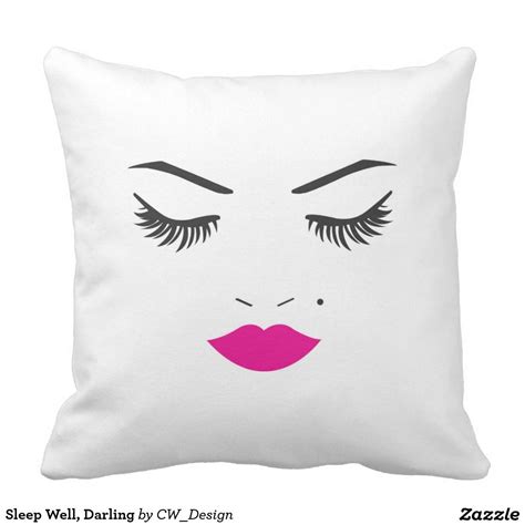 Another of the best pillows with adjustable density, coop's original pillow is completely probably best suited for side sleeping or those who like a firmer pillow than your average foam pillow. Sleep Well, Darling Throw Pillow | Zazzle.com | Throw pillows, Bed pillows, Sleep