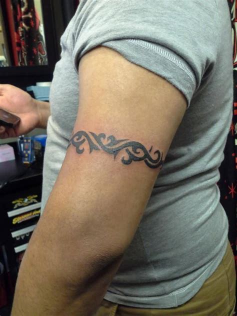 Cherry blossom tree armband tattoo: Mind Blowing Tribal Polynesian Armband Tattoo Made On ...