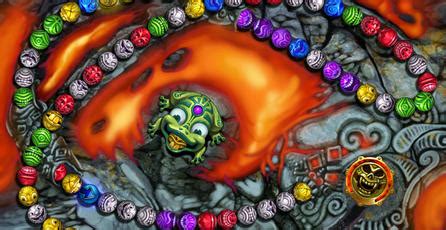 A row of marbles will come rolling down a winding path. Juego: Zuma's Revenge para Xbox 360 | LevelUp