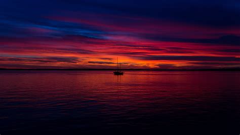 Bellingham, united states, shore, stones, mountains 4k wallpaper. Bellingham Bay sunset wallpaper - backiee