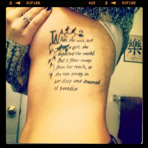 Pink floyd s 13 best lyrics verses ever axs. in love with this tattoo paradise by coldplay | Tattoos ...