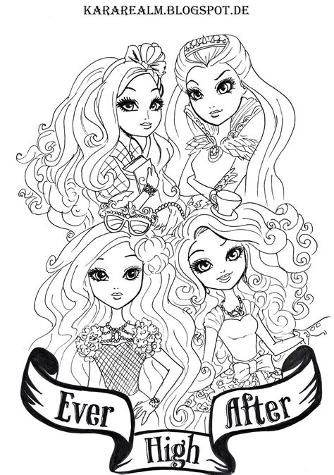 Each printable highlights a word that starts. Ever After High Raven Queen - Free Colouring Pages