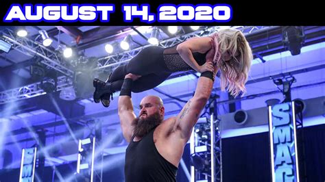 Earn 1★ per dollar when you order and pay directly with a credit/debit card or paypal in the app, or when you scan your app and pay in a store. WWE SmackDown - August 14, 2020 Results | WrestleTalk