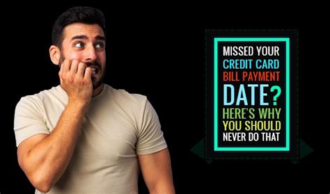 Here's how a missed payment affects your credit score and what you should do. What Happens If You Don't Pay Your Credit Card Bills on Time?