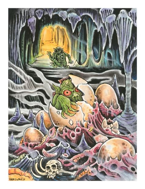 Goblins' cave / it can be. MATT VANCURA POSTER "Goblin Cave" - KONER GALLERY ONLINE STORE