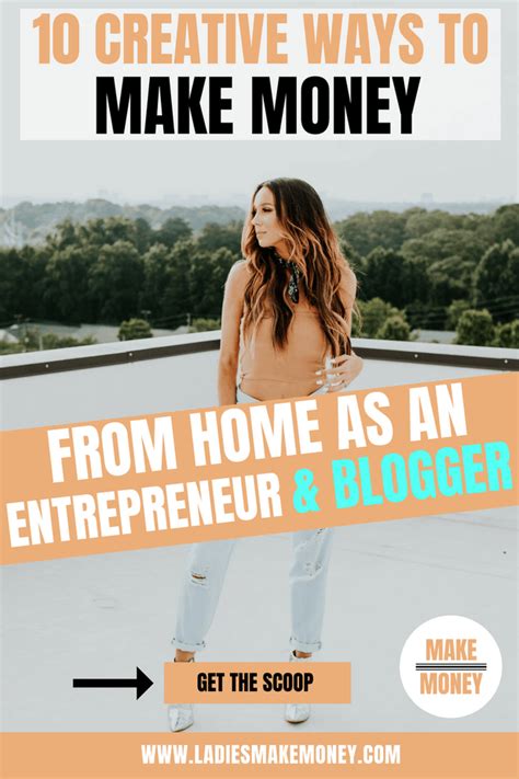 10 Creative ways to make money from home as an Entrepreneur