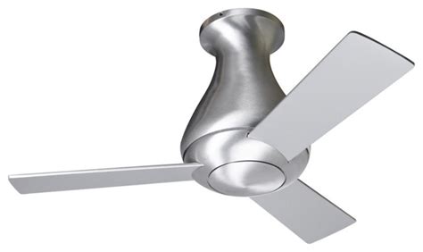 Modern ceiling fans from the modern fan co. 36" Modern Fan Altus Hugger Brushed Aluminum Ceiling Fan ...