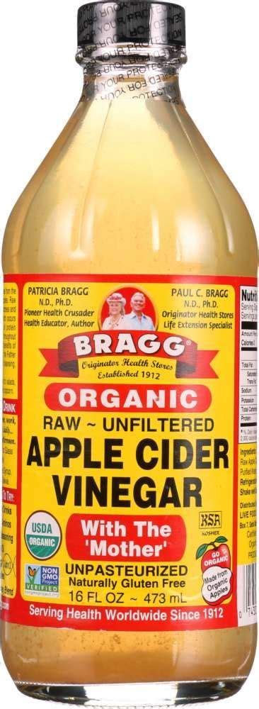 Oz (4 tbsp.) bragg cleanse concentrate in 8. BRAGG: Organic Apple Cider Vinegar, 16 oz | Boire du ...