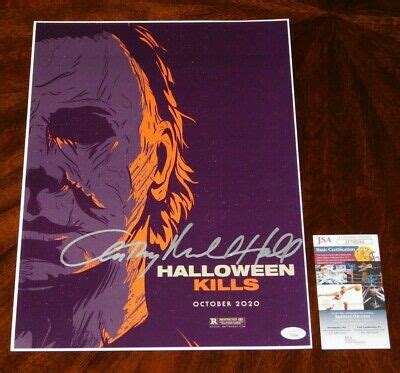 The film, starring anthony michael hall, jamie lee curtis, judy greer, kyle richards, robert longstreet and many more, currently has a total of one poster available. ANTHONY MICHAEL HALL SIGNED HALLOWEEN KILLS 12X16 MOVIE ...