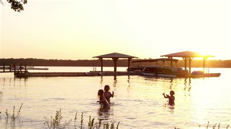 Check spelling or type a new query. Kids Swim & Play in Cedar Creek Lake as Sun Sets Behind ...