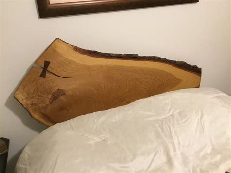 Bask in the organic beauty of live edge furniture with the livewood collection. Live edge headboard - by neal_v @ LumberJocks.com ...