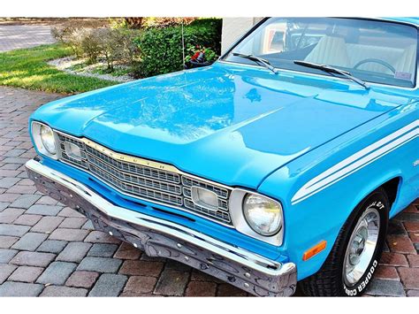 The plymouth duster 1973 hemi under the hood, the engine has the difference at 7.7 l! 1973 Plymouth Duster for sale in Lakeland, FL ...