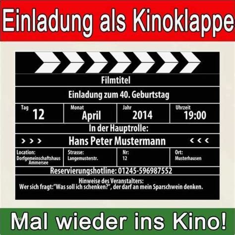 Komm ich lad dich zu einem film deiner wahl ins kino ein. Kinobesuch Kinogutschein Vorlage / Not Angka Lagu ...