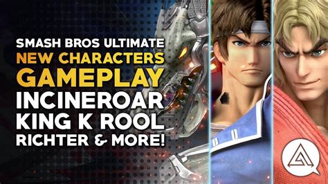 Super smash bros ultimate will feature every single character that has ever appeared in a super smash bros. Super Smash Bros Ultimate | New Characters Gameplay - Ken ...