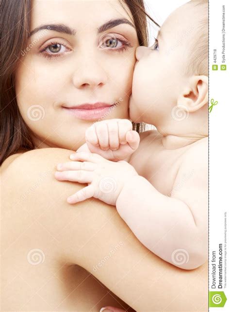 Portrait Of Happy Mother With Baby Stock Photo - Image of caucasian 