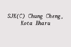 Product & services, order management & billing enquiries8.00am to 5.30pm (daily) directory assistance 103. SJK(C) Chung Cheng, Kota Bharu, Sekolah Kebangsaan Cina in ...