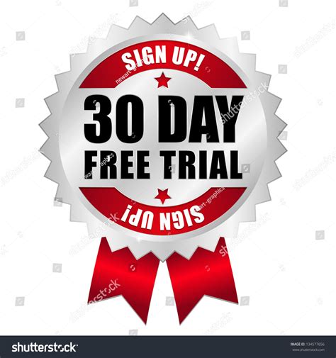 Trial software allows the user to evaluate the software for a limited amount of time. 30 Day Free Trial Button Stock Vector Illustration ...