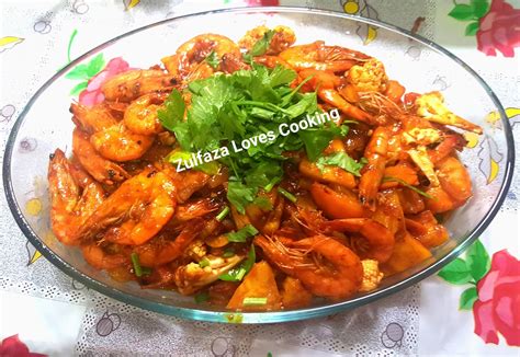 Udang masak lemak cili padi + nenas 6. ZULFAZA LOVES COOKING: Udang Sweet Sour