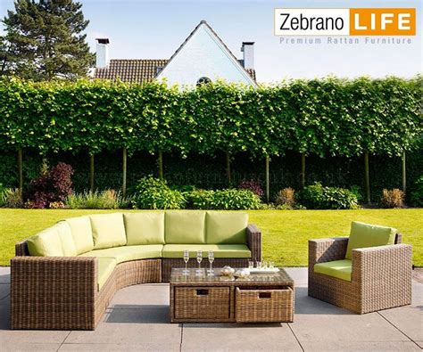Do i need to cover synthetic rattan garden furniture in winter hayes world. Zebrano LIFE! Knightsbridge Curved Corner Suite. Totally weatherproof with 100% waterproof ...