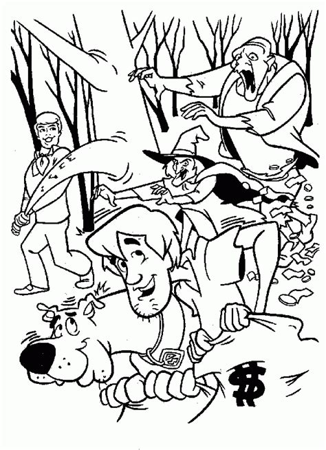 Click on an image below. Scooby Doo Halloween Coloring Pages - Coloring Home