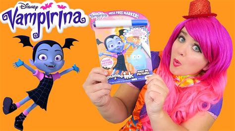 Color something creepy this halloween with free coloring pages for kids and adults! Coloring Vampirina Magic Reveal Ink Coloring Book Imagine ...