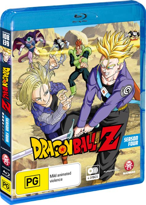 The fourth season of the dragon ball z anime series contains the garlic jr., future trunks, and dr. Dragon Ball Z Season 4 (Blu-Ray) - Blu-ray - Madman ...