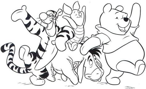 Free coloring pages of kids heroes. Winnie The Pooh and Friends Coloring Pages (With images ...