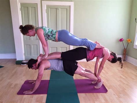 Here are 50 yoga poses for two people of any level to try with a friend or significant other! 52 New Things: 10. Try Acro Yoga