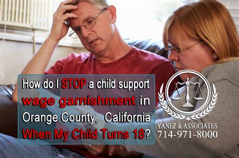 If you are facing a garnishment you need to act now, before you lose part of. How To Stop Child Support When Child Turns 18 - FamilyScopes
