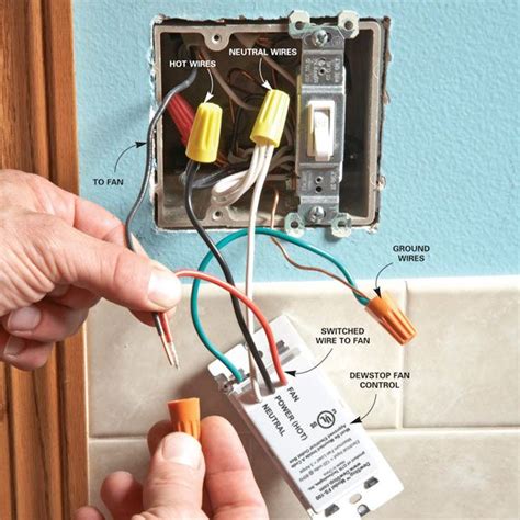 I thought i had this all figured out, however, to test everything, i bypassed the switch momentarily, i just connected the two black wires together, and the two white. Prevent Mold with the DewStop Bathroom Fan Switch ...