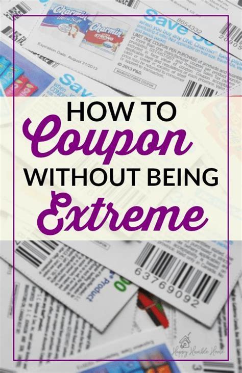 Find out how you can cut your budget right now with this huge list of 97 easy ways to save money! How to use Coupons without being Extreme | Happy Humble ...