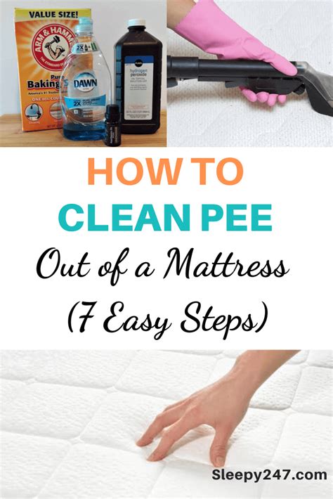 Perhaps you're wondering what you can use to clean your mattress. How Do You Clean Pee Out of a Mattress? If you have ...