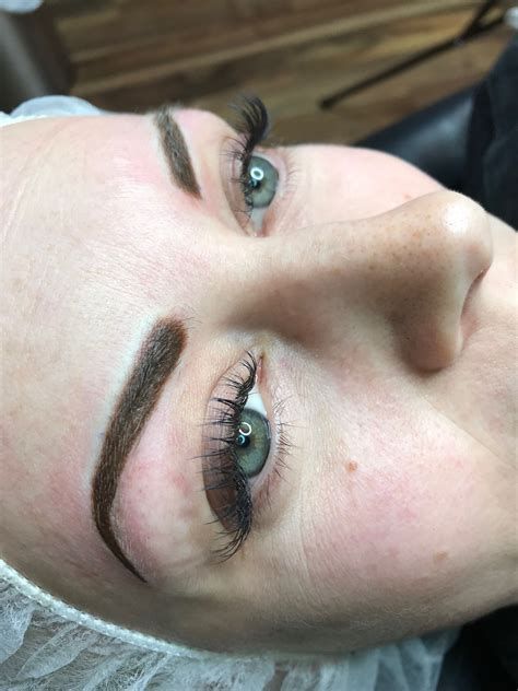 Removing an eyebrow tattoo is actually easier than getting one. Powder Brow Tattoos by Falcon Artistry- Eyebrow tattoos, soft defined makeup look, wake up with ...