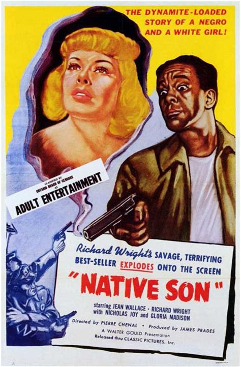 Native son sangre negra (1951) vintage original 43x29 argentine poster rare. CINE BOLIVIANO: De Native Son a Viejo Calavera