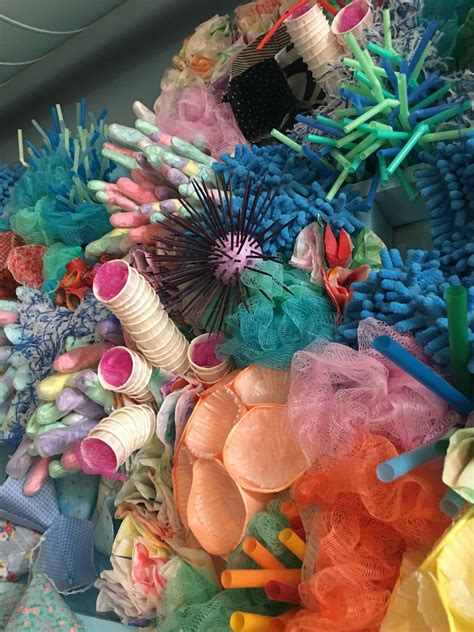 In most healthy reefs, stony corals are predominant. DIY coral reef displayed at Marbles kids museum Coral reefs Coral-reefs Whales Freshwater ...