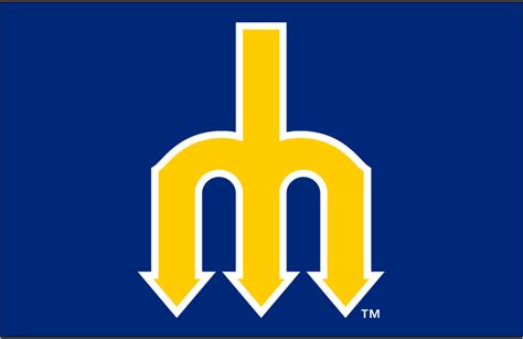 Insofar as baseball logos are concerned, the logo of the mariners is fairly involved. Seattle Mariners Cap Logo (1977) - Yellow pitchfork ...