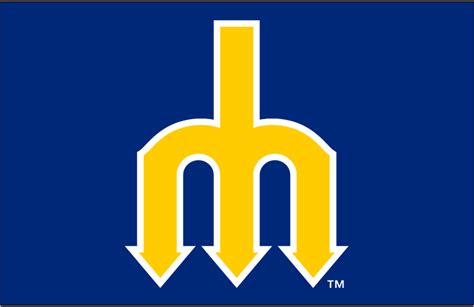 Some of them are transparent (.png). Seattle Mariners Cap Logo (1977) - Yellow pitchfork ...