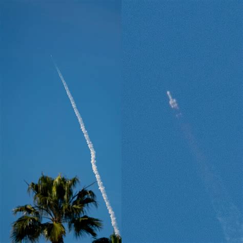 While the space station module's launch into orbit was a success, the fate of the mission launcher is people watch the launch of the long march 5b rocket carrying the main module for china's space station. Picture I took of today's rocket launch. : SantaBarbara