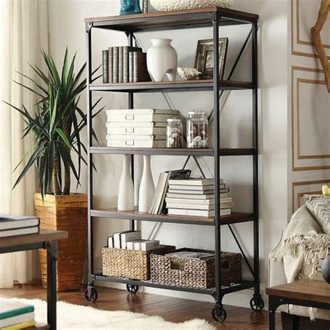 « use arrow keys < > to view the next page swipe photos to view the next page. 72" Merida 4 Shelf Mixed Media Bookcase Black - Inspire Q ...