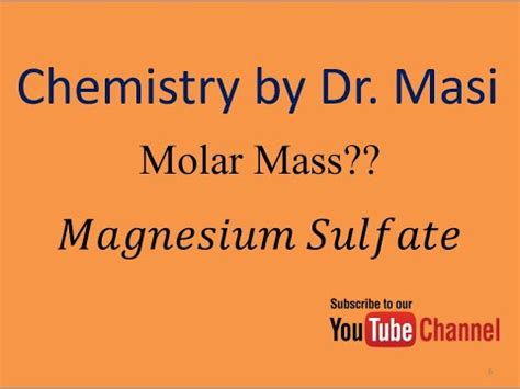 It is a white solid with low solubility in water (k sp = 5.61×10 −12 ). what is the molecular formula and molar mass of magnesium ...