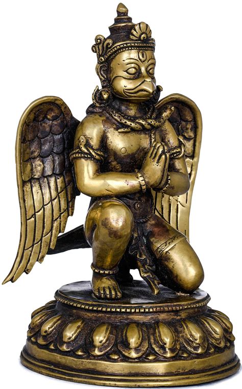 Namaskaram Lord Garuda With Imposing Wings