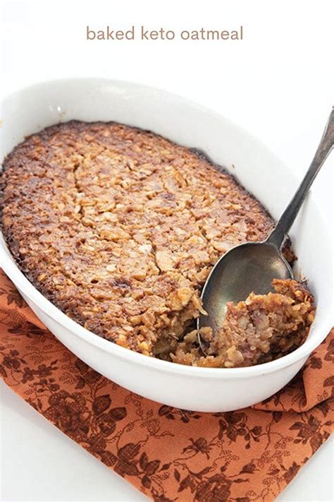 1/4 cup splenda and 1/4 cup brown sugar (1 cup of sugar is way too much), 1/4 cup melted butter and 1/2 cup applesauce, 3/4 cup raisins. Baked Keto Oatmeal Recipe | All Day I Dream About Food in 2021 | Keto oatmeal, Low carb keto ...