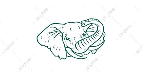 6.dan 2 buah lingkaran didalam kepala gajah tersebut. Sketsa Gambar Gajah Kartun Hitam Putih