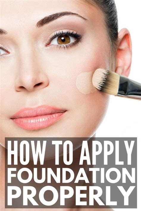 Liquid foundation sets quickly because it is applied in such a thin layer. 5 tutorials to teach you how to apply foundation like a ...