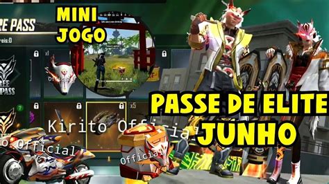 The elite pass cost 499 diamonds and elite bundle cost 999 diamonds. PASSE DE ELITE JUNHO COMPLETO + MINI JOGO FREE FIRE - YouTube